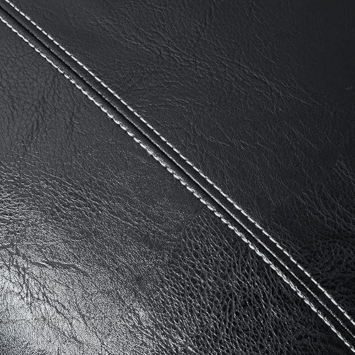 Miniatura 5 de Fancy Homi Fundas de almohada decorativas de piel sintética estilo bohemio marrón de 12 x 24 pulgadas para sala de estar, sofá y cama, funda de