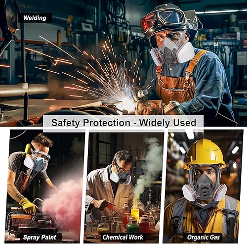 Miniatura 6 de 6001 Cartuchos de filtro para respirador, filtros respiradores de carbón activado reemplazables  Contra el polvovapor orgánicoproductos