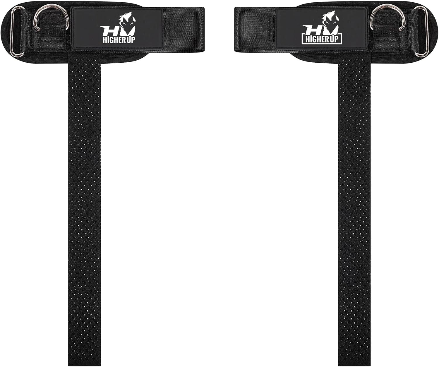 Ekkovision Weight Lifting Straps With Cuffed D Ring, Wrist Support for Men, Heavy Duty Thick Comfortable Lifting Straps, Secure Fit, Enhanced Grip, Straps for Weightlifting & Gym Training, Black