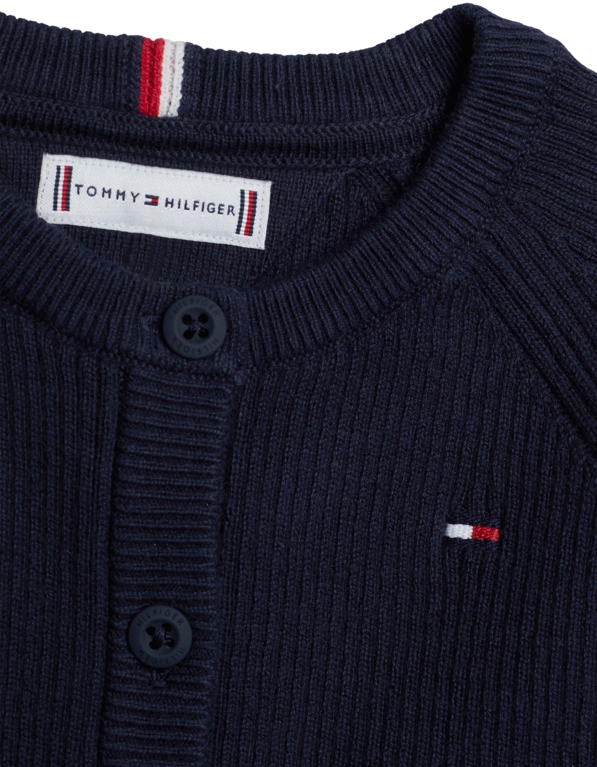 Tommy Hilfiger Newborn Essential Regular Cardigan LS KN0KN01846 Blue (Desert Sky) 3 Month
