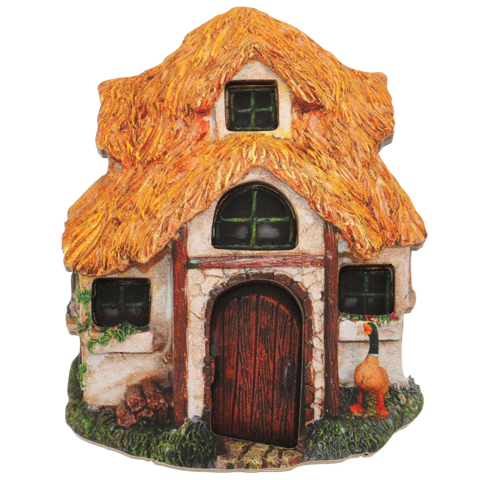 Green Glow - Mini Feeëntuin Hekje, Decoratieve Houten Schutting