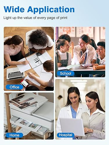 Miniatura 7 de Weemay 802XL - Cartuchos de tinta remanufacturados de repuesto para Epson 802XL 802, paquete combinado para impresoras Epson Workforce Pro WF-4720