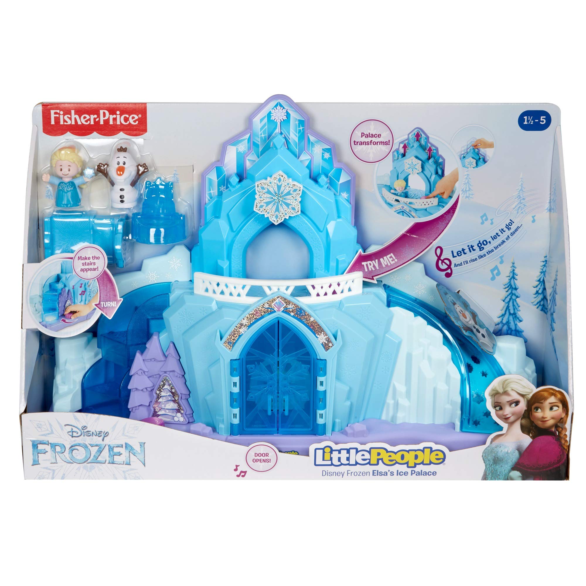 FisherPrice Little People Disney Frozen Elsa's Ice Palace, Musical