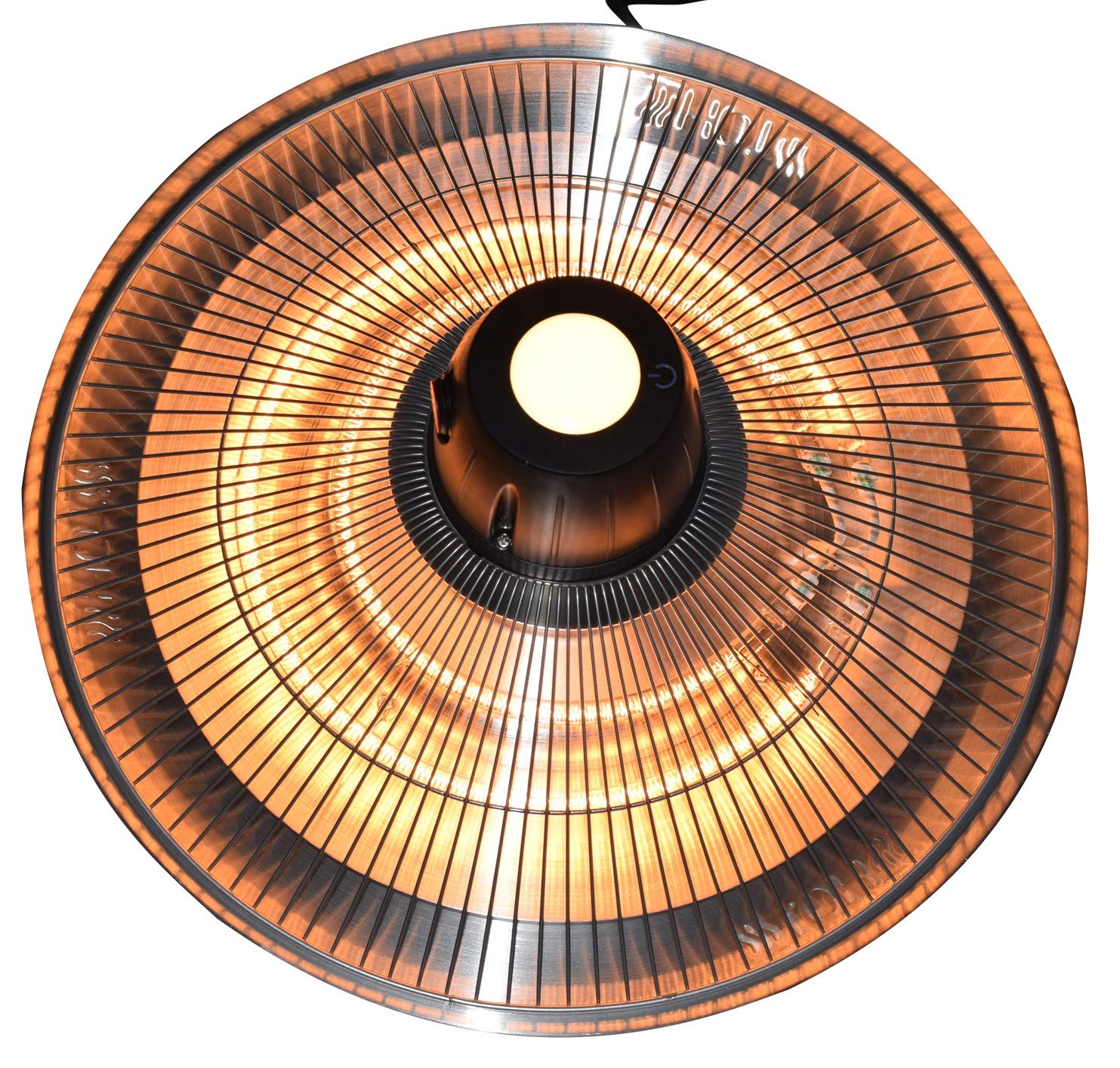 Jet-Line® | Elektrische Terrassen-Decken-Lampe "Atlas" | Deckenheizstrahler | Heizstrahler | Terrassenstrahler | Infrarot | Leistung bis 1500 W | Fernbedienung | LED Lampe