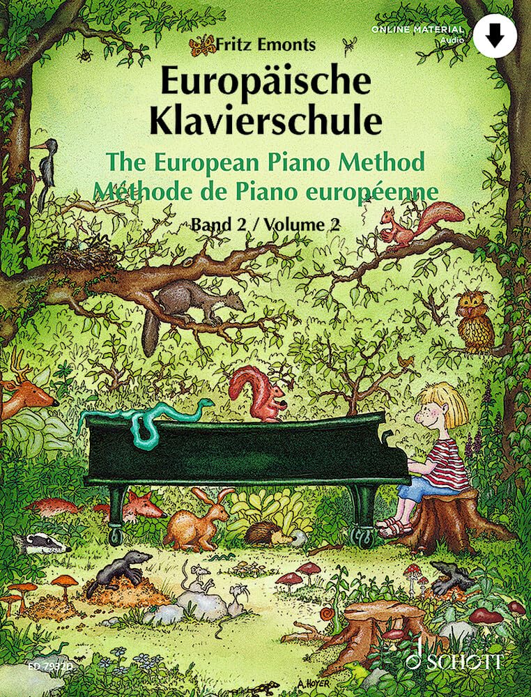 The European Piano Method Volume 2 Book With Online Material