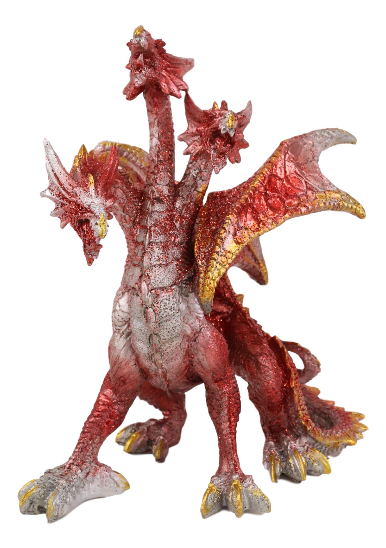 Amazon.co.jp: Ebros 古代伝説の三頭ドラゴンハイドラ 轟音像 高さ8