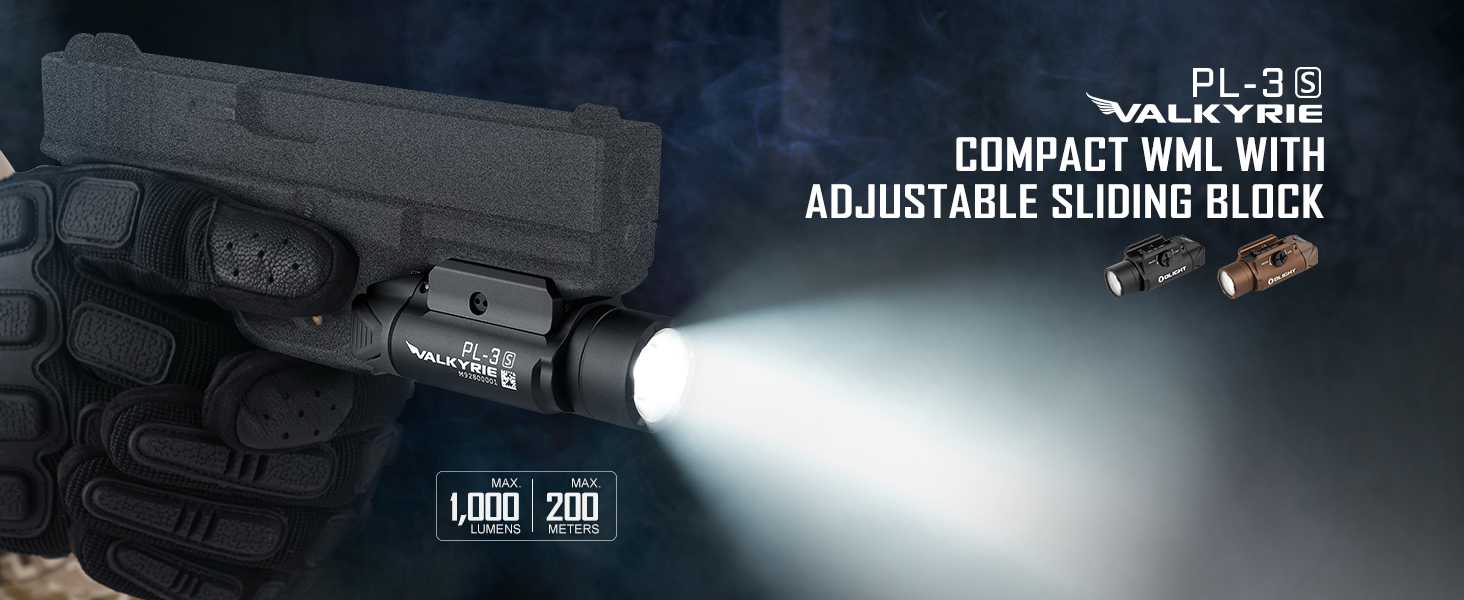 Amazon.com: OLIGHT PL-3S Valkyrie 1000 Lumens Compact