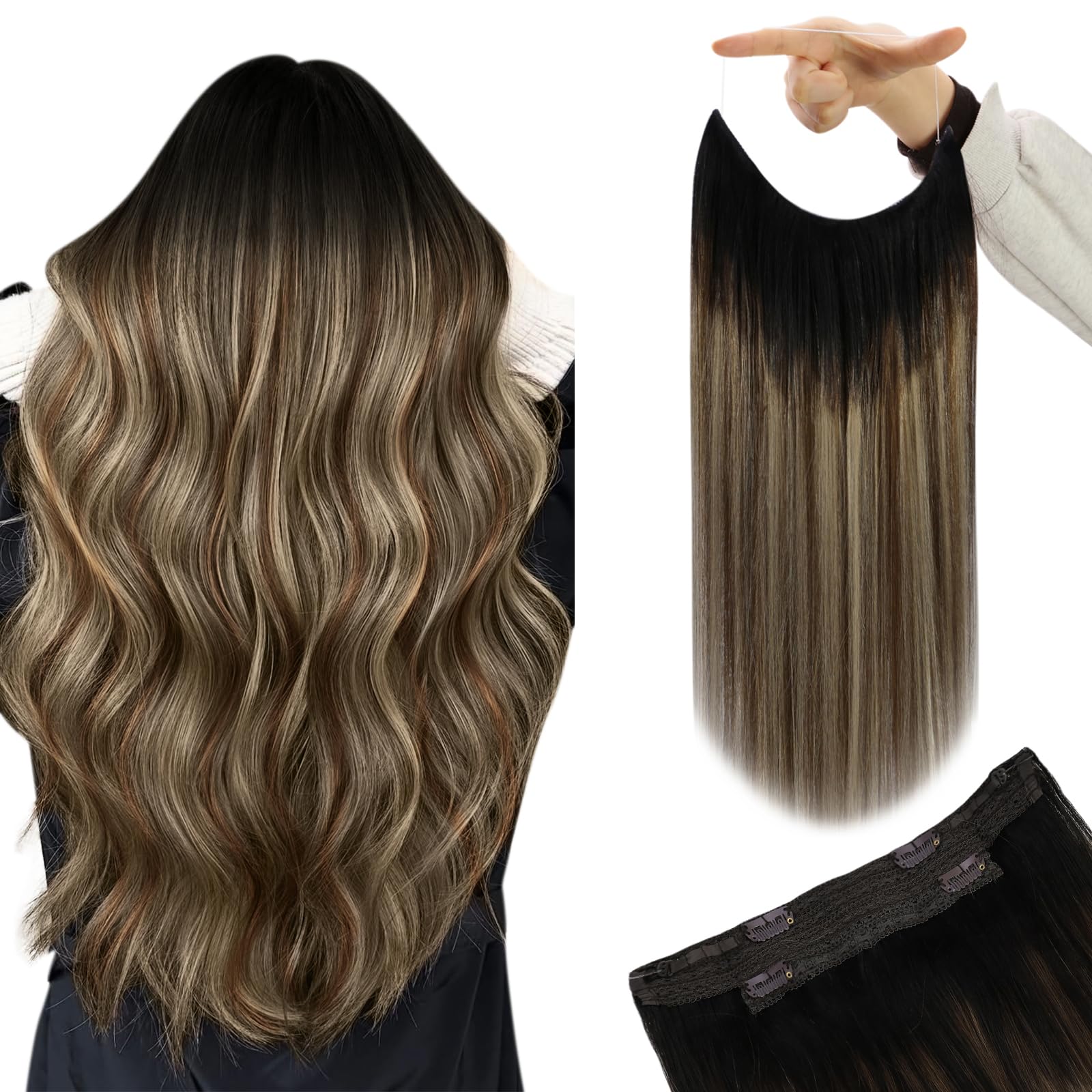 YoungSee Tape Hair Extensions Platinum Blonde 16In Tape in Hair Extensions Real Human Hair for Women 20pcs 50g Easy to Wear Hair Tape-in Extensions Blonde — view 43