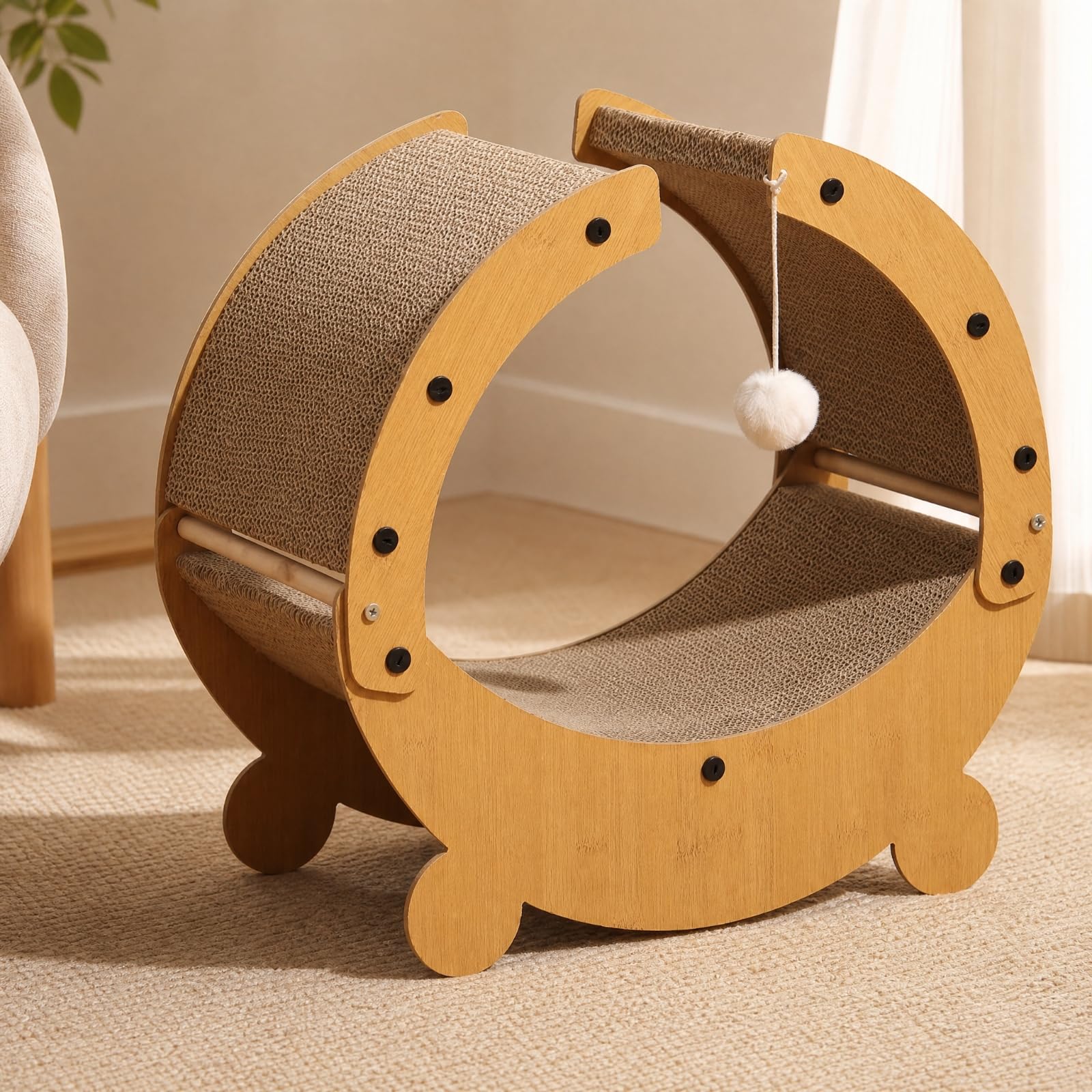 Cama Rascador Multifuncional, Style to 1, 54 × 35 × 62 Cm