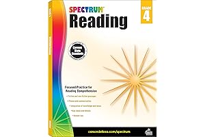 Spectrum Reading Comprehension Grade 4: Nonfiction and Fiction Mastery for Fourth Graders
