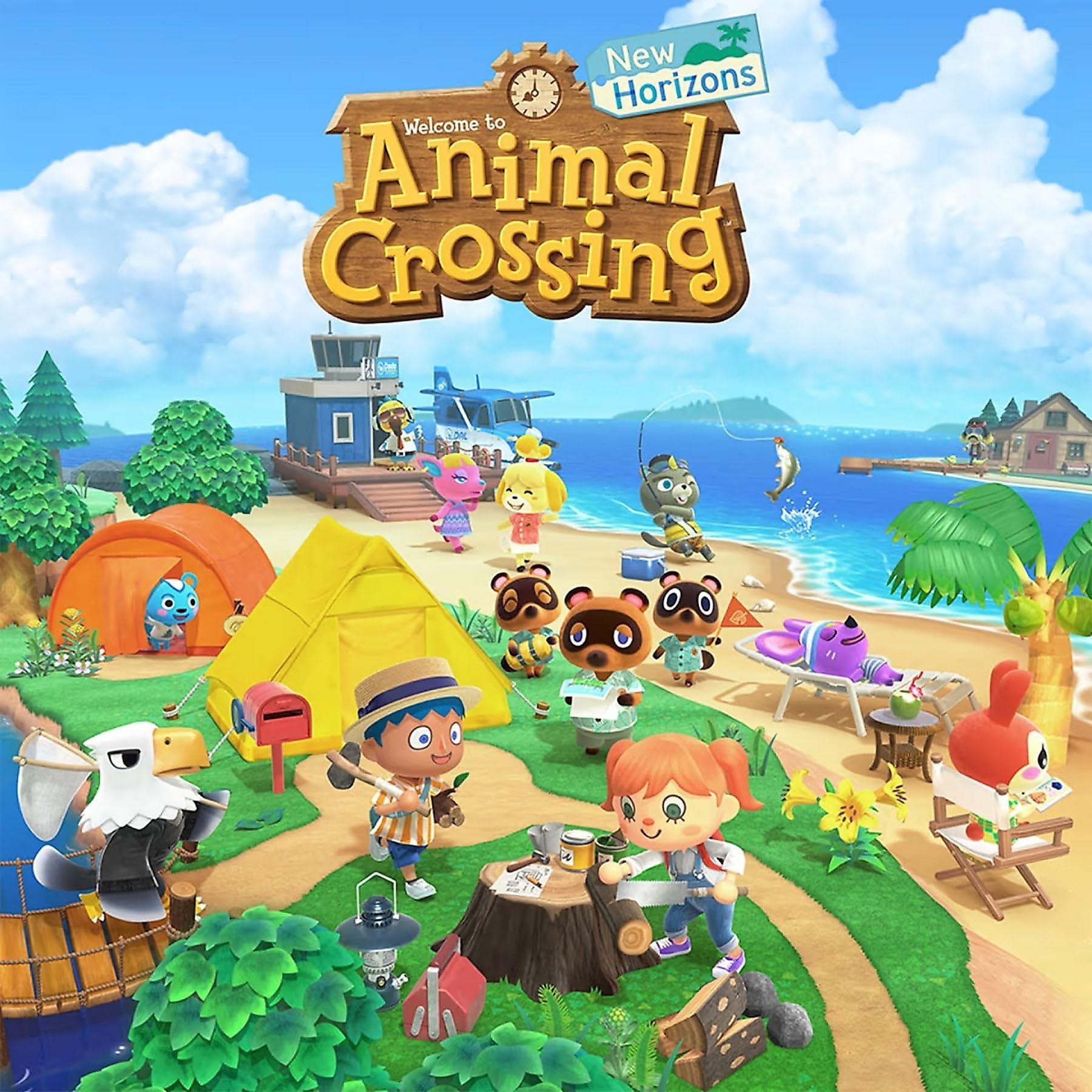 Consola Nintendo Switch Lite Amarilla + Animal Crossing New Horizons