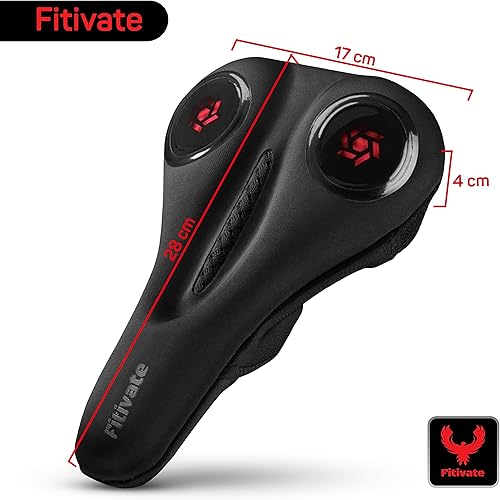 Miniatura 6 de Peloton - Funda de asiento de bicicleta de alta calidad, cómoda, transpirable, antideslizante, ideal para clases de ciclismo en interiores y