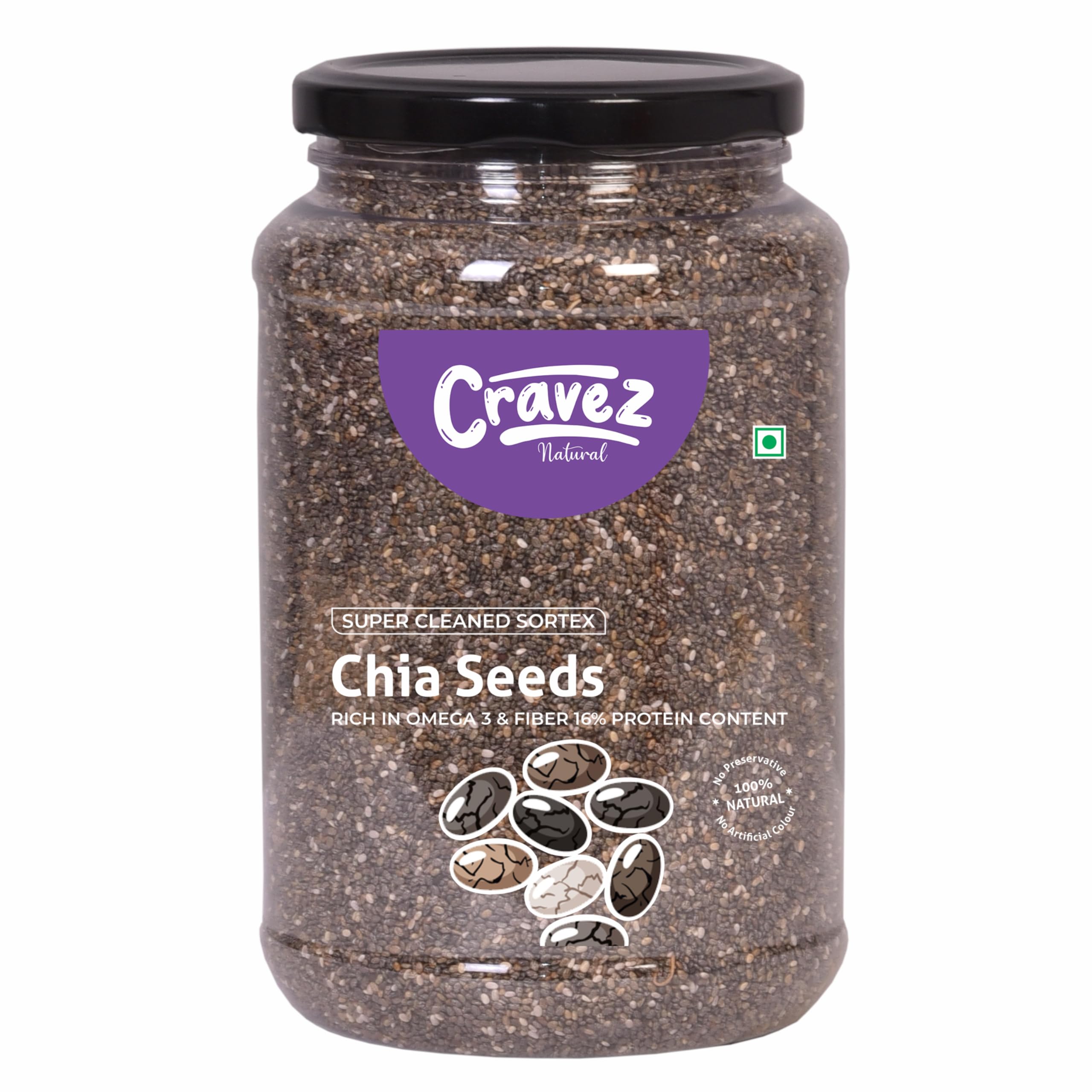 See full amazon price history chart for Cravez Raw Chia Seeds - 500gm | Seeds for For Weight Loss & Eating | Healthy Snacks For Immunity Booster, Rich in Fiber, Protein & Omega 3 Cravez Raw Chia Seeds - 500gm | Seeds for For Weight Loss & Eating | Healthy Snacks For Immunity Booster, Rich in Fiber, Protein & Omega 3 (B0D2DGCTRP) Amazon Price History, Amazon Price Tracker