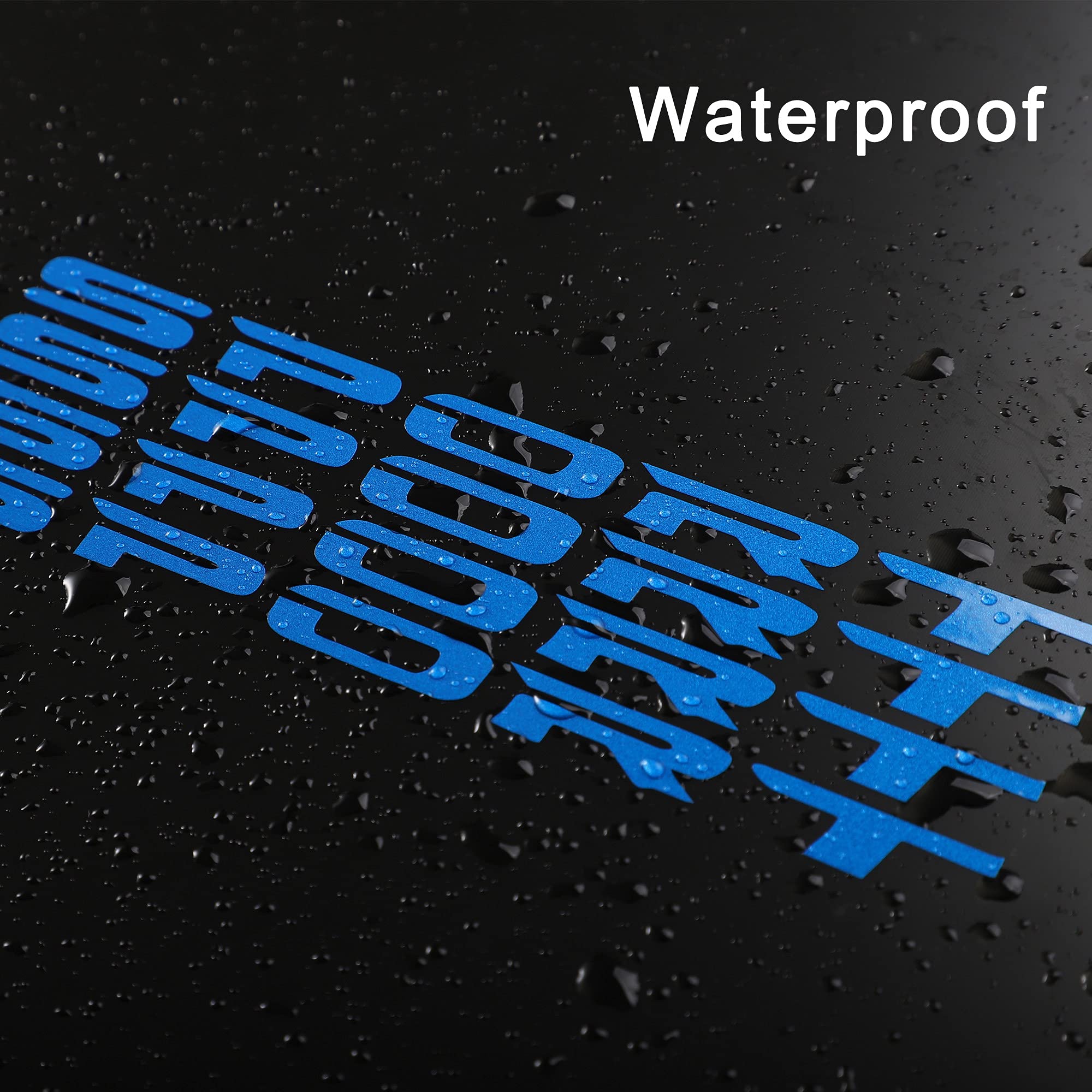 TOMALL 8 stks sport embleem reflecterende stickers voor auto