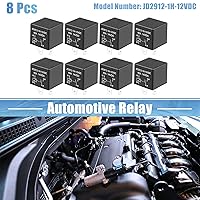 Vista 2 de X AUTOHAUX 8 unids Relé de coche 4 Pin 12V 40Amp SPST Modelo JD2912-1H-12VDC 40A 14VDC Interruptor de relé automotriz