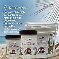 Vista 5 de Verdana Extra Virgin Coconut Oil – USDA Organic, Unrefined Cold Pressed Oil for Baking and Cooking – 1 Gallon