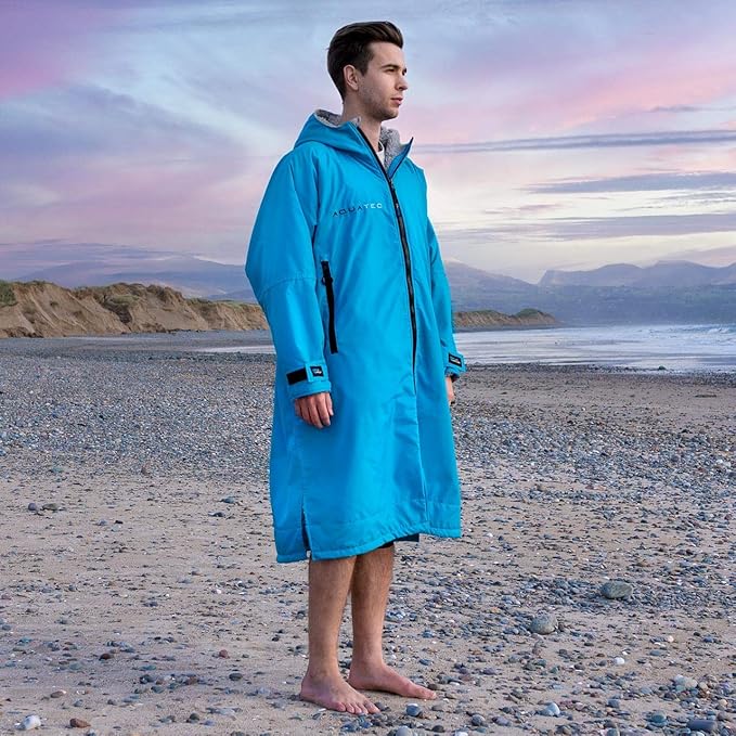 AQUATEC Waterproof Coat Changing Robe Dry Robes for Adults