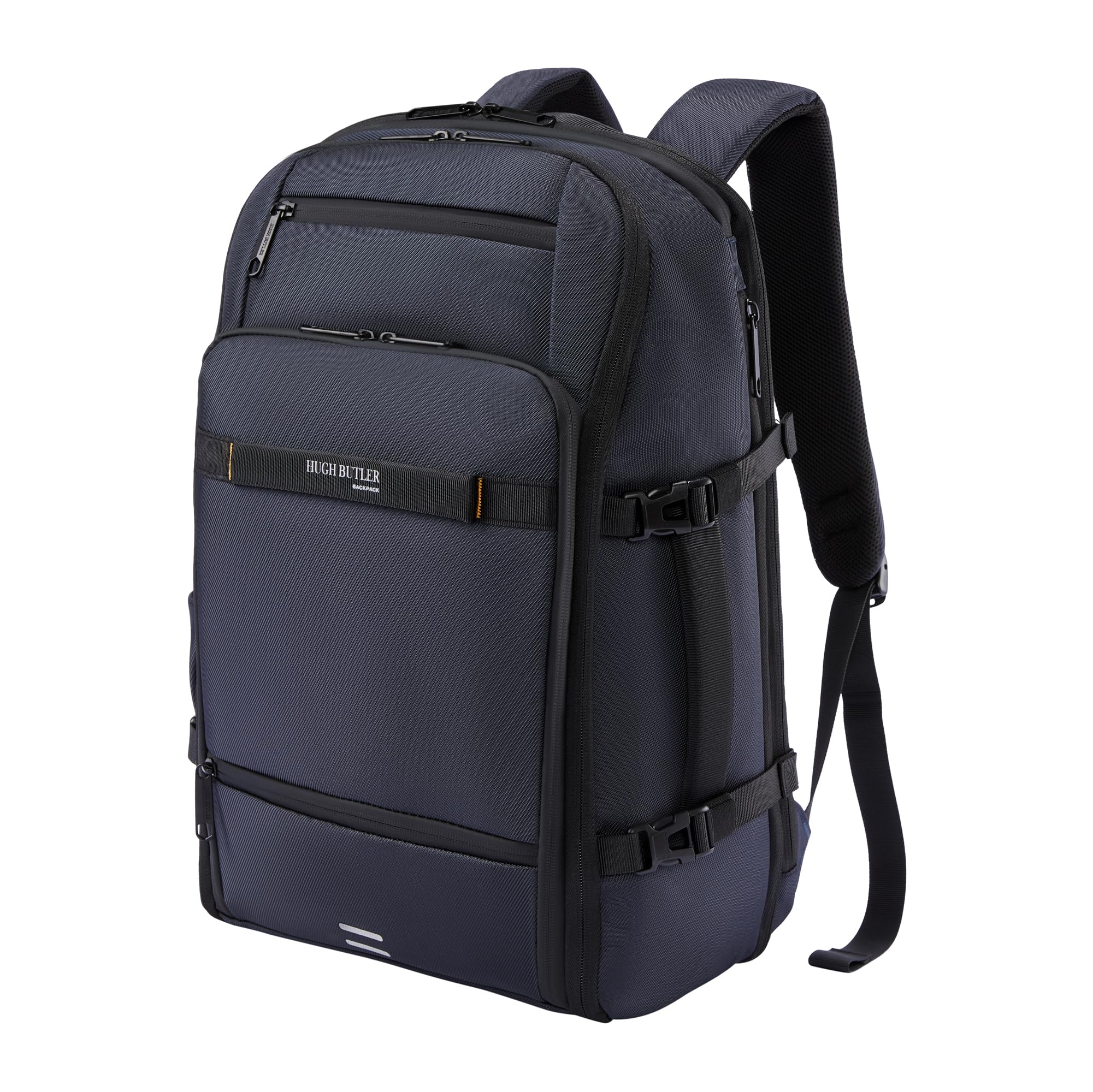 Biznesowy Plecak Na Laptop 17,3", Podróżny Plecak Męski, Bagaż Kabinowy | Wodoodporny, Torba Na Laptopa 17,3", Plecak Do Ryanair, Oliver Granatowy