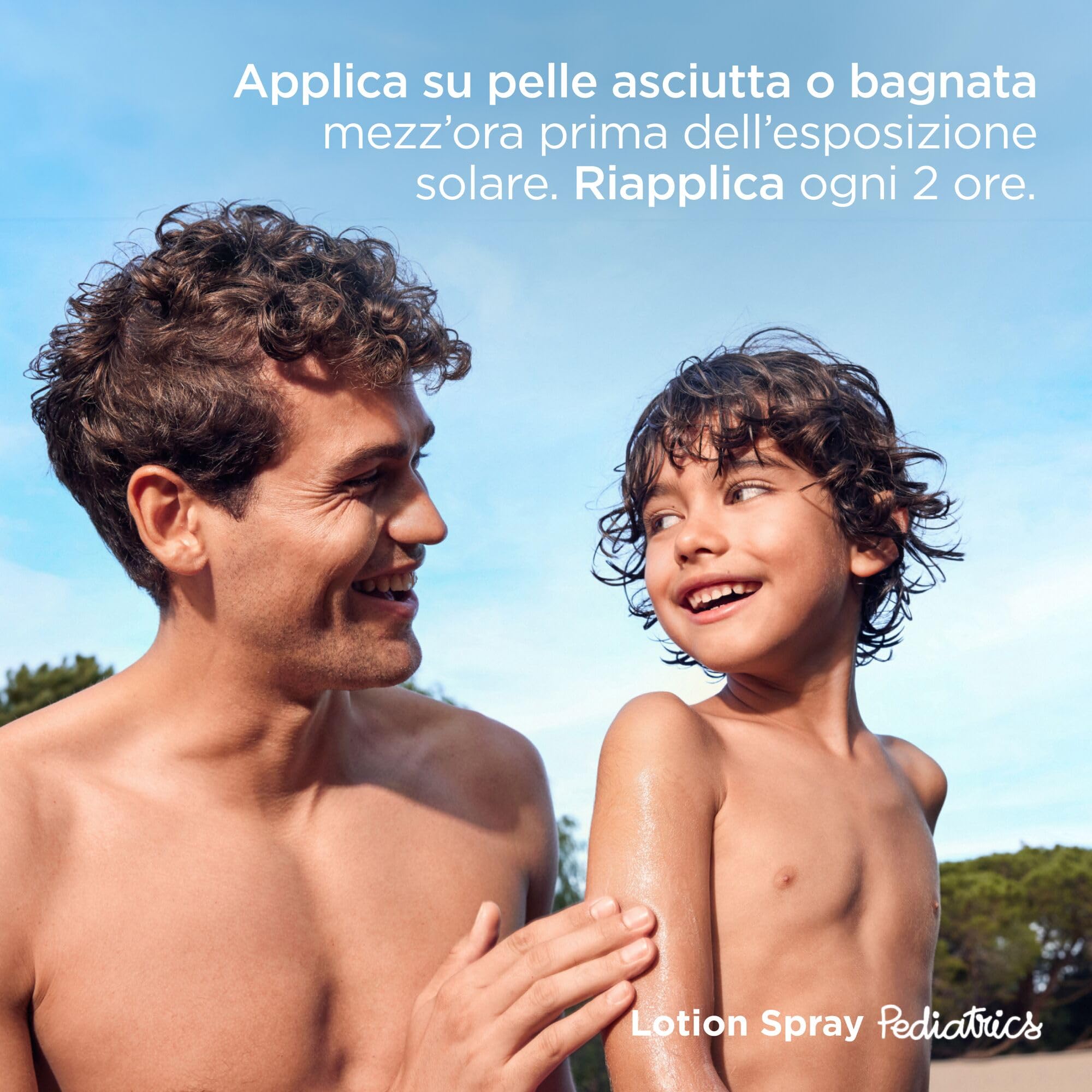 ISDIN Pedriatics Lotion Spray SPF 50 (250 ml) | Protezione Solare Corpo Spray per Bambini | Idratante e Leggera | Senza Profumo