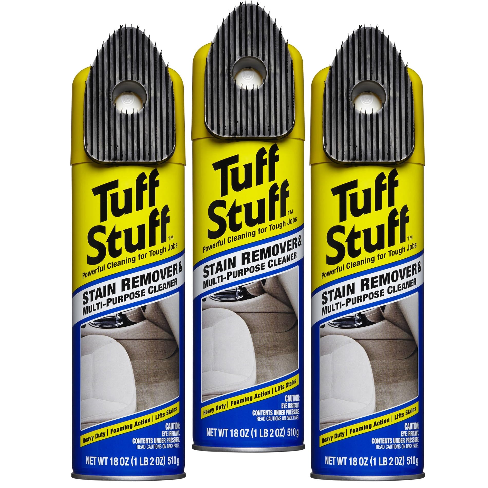 Tuff Stuff Multi-Purpose Foam Cleaner and Stain Remover, 18 Oz. (3)