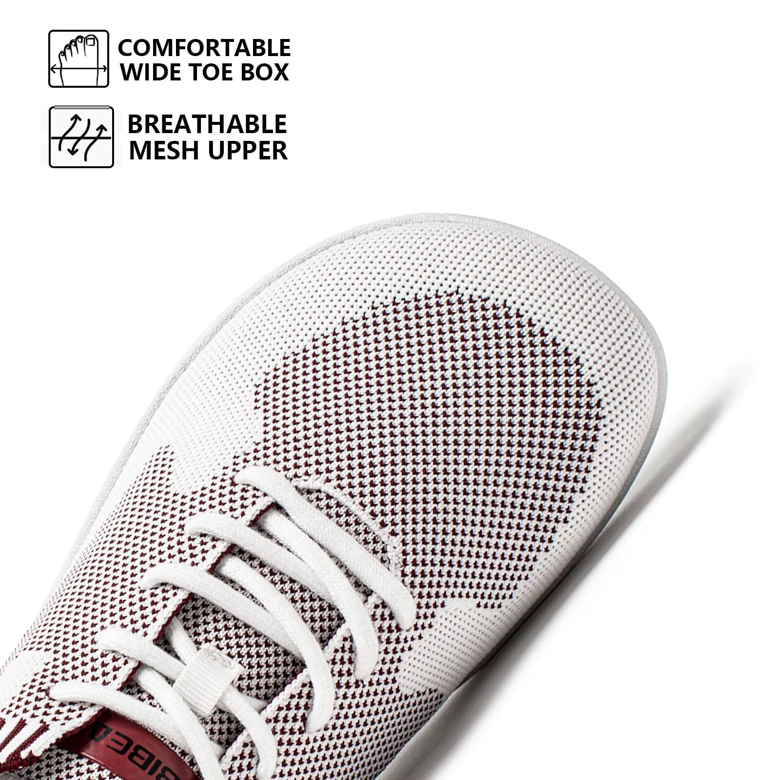 HOBIBEAR Zapatos Descalzos Unisex Puntera Ancha Transpirables