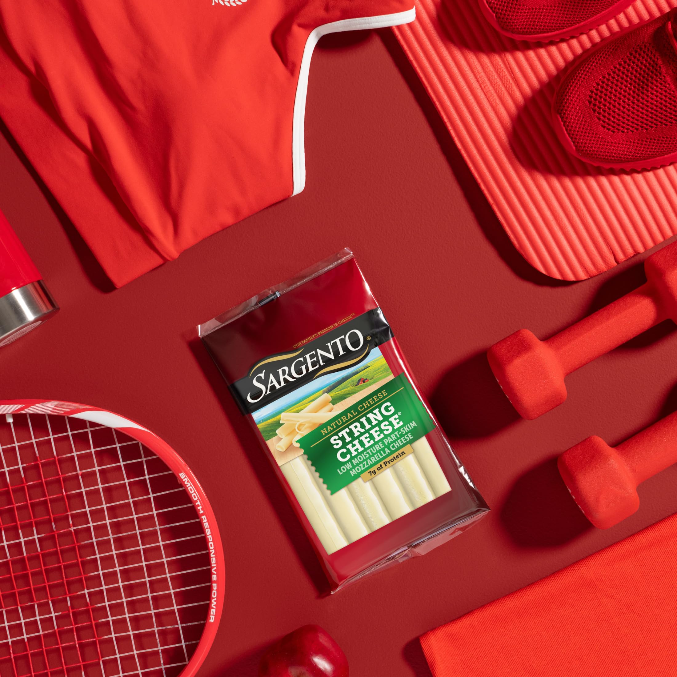 Sargento Natural Mozzarella String Cheese Sticks 12-Count — view 3