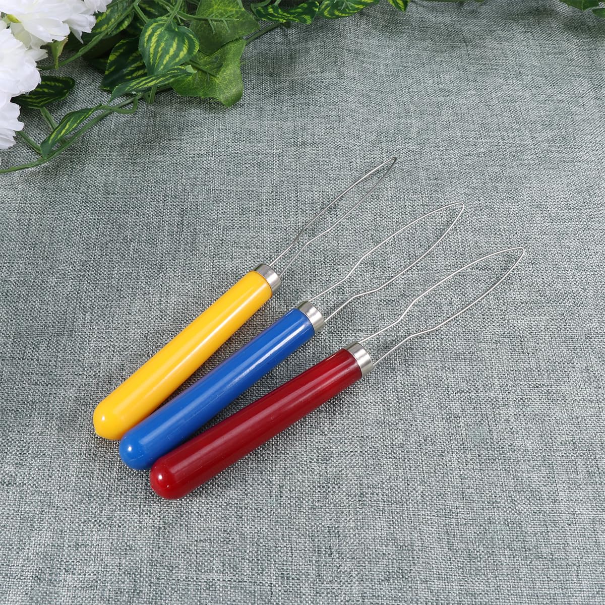 Dispositif D'Assistance Boutonnage 3 Pièces En Acier Inoxydable Avec Poignée En Bois Confortable - Aide Pratique Pour Boutons De Chemise Et Manteau Portable Pour Usage Quotidien