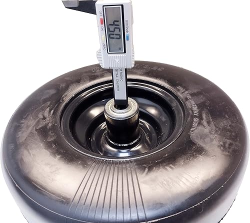 Miniatura 2 de Paquete de 2 neumáticos lisos de 11 x 4-5 con llanta negra, a prueba de pinchazos, compatibles con Stander B 72460040 no plana y 4169567 incluye