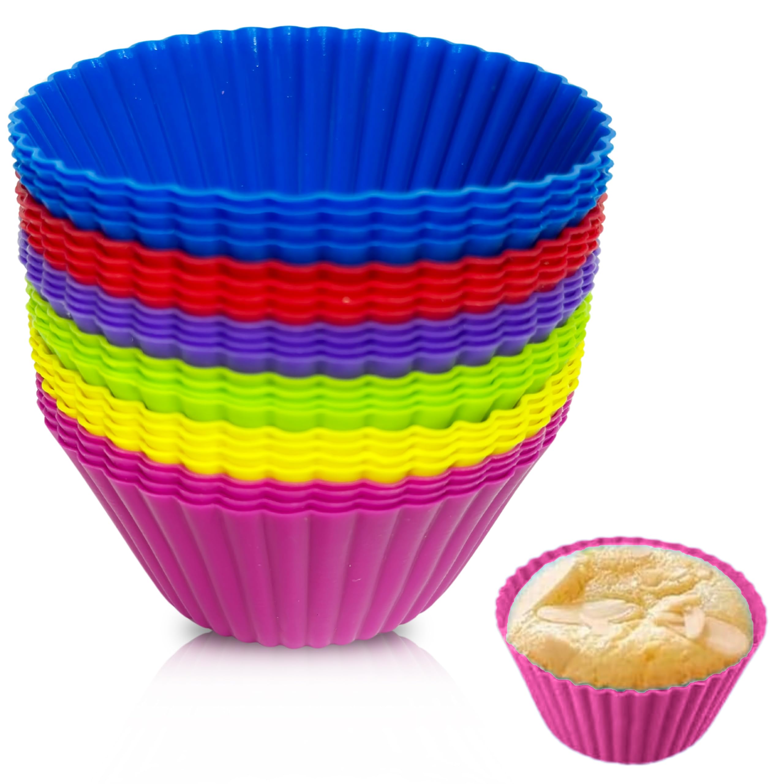 Cupcake Mould Wiltshire Silicone Cupcake Case Samsam – Betty Large - Main Image