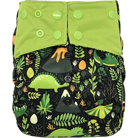 Amazon Com Cubierta De Panal Impermeable Reutilizable Para Panales De Tela Prefold Para Bebes Planos O Inserciones Parque Jurasico Bebes