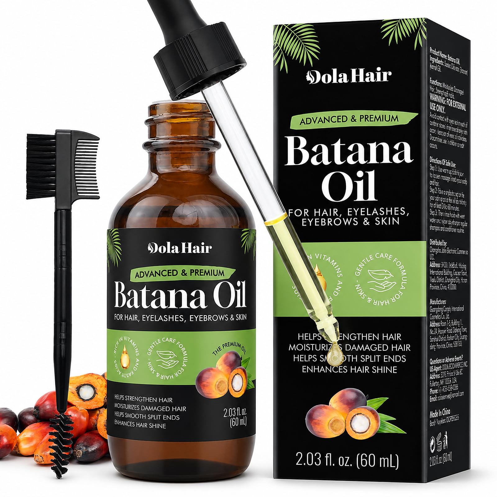 Batana Oil for Hair Growth Organics 100% Natural Pure Batana Hair Oil Batana Oil Nourishes Damaged Hair to Prevent Hair Loss Natural Hair Growth Oil and Conditioner Batana Hair Oil 2.02 Fl Oz-image-21