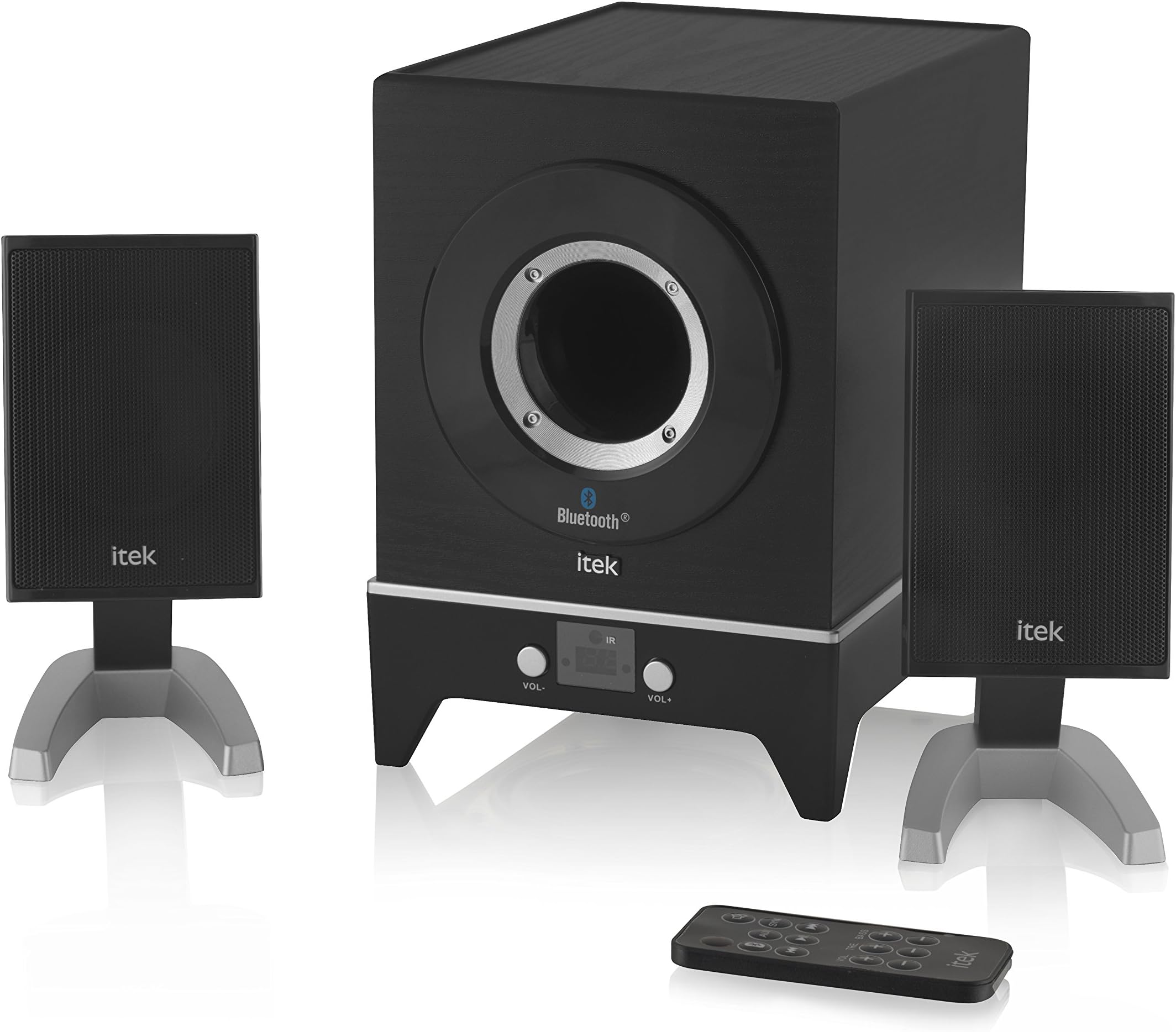 Bluetooth Multimedia 2.1 Speaker System - Black