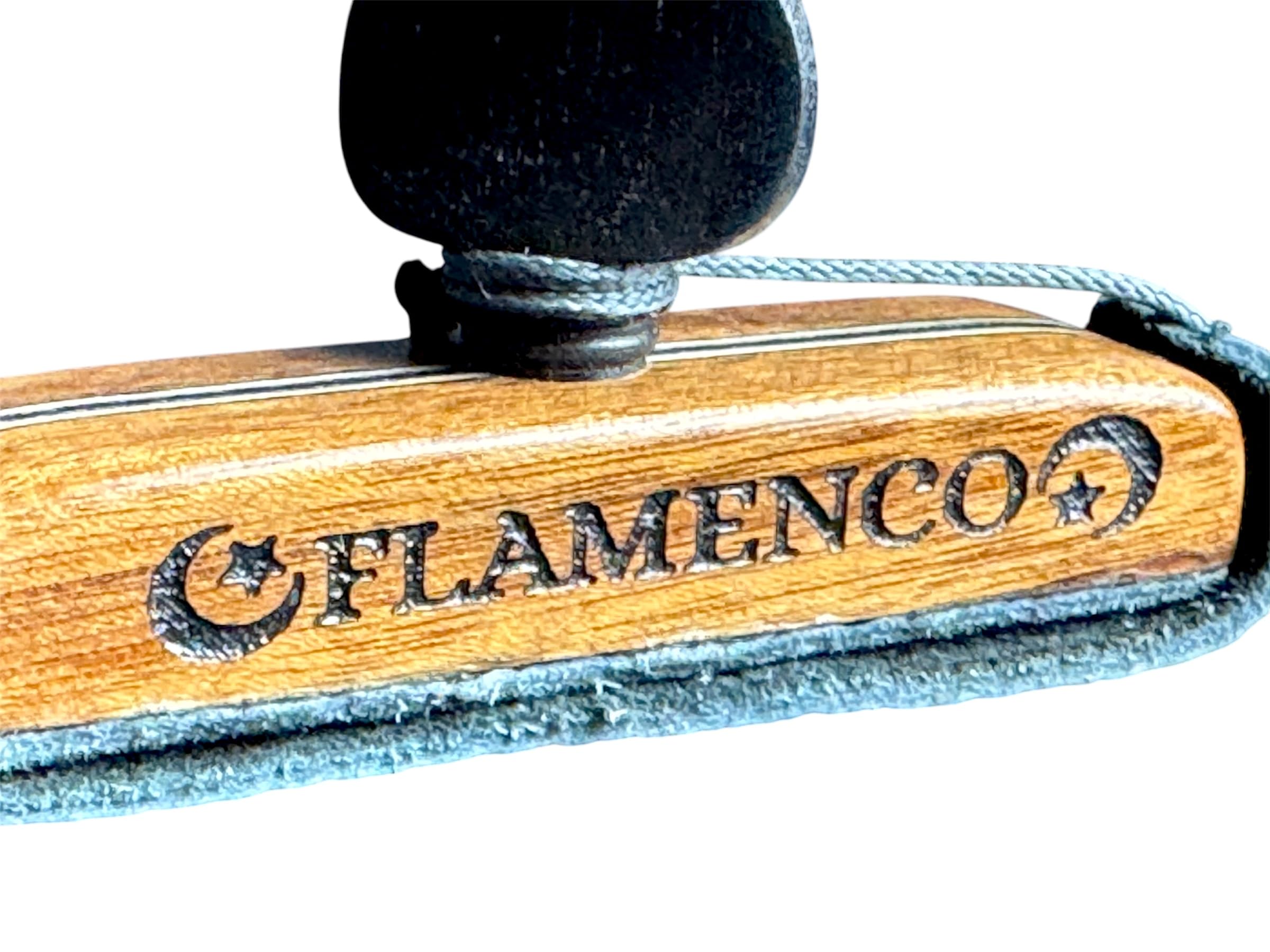 Cejilla Artesanal Flamenco para Guitarra Flamenca y Clásica | Curupau Natural | Hecha a Mano en España | Ajuste Preciso | Cejillas Algeciras
