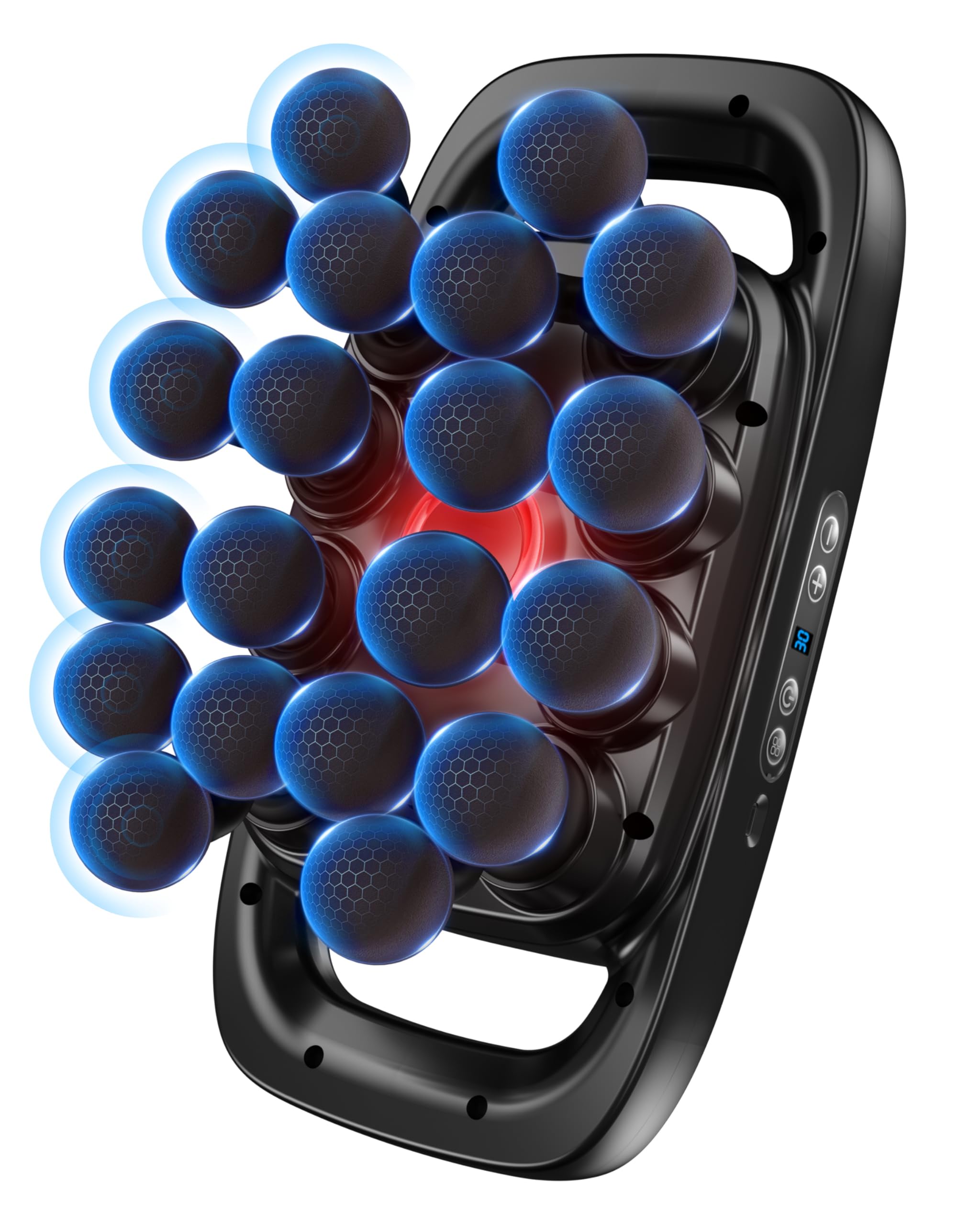 20-Head Massage Gun Deep Tissue Percussion Massager with 3 Modes