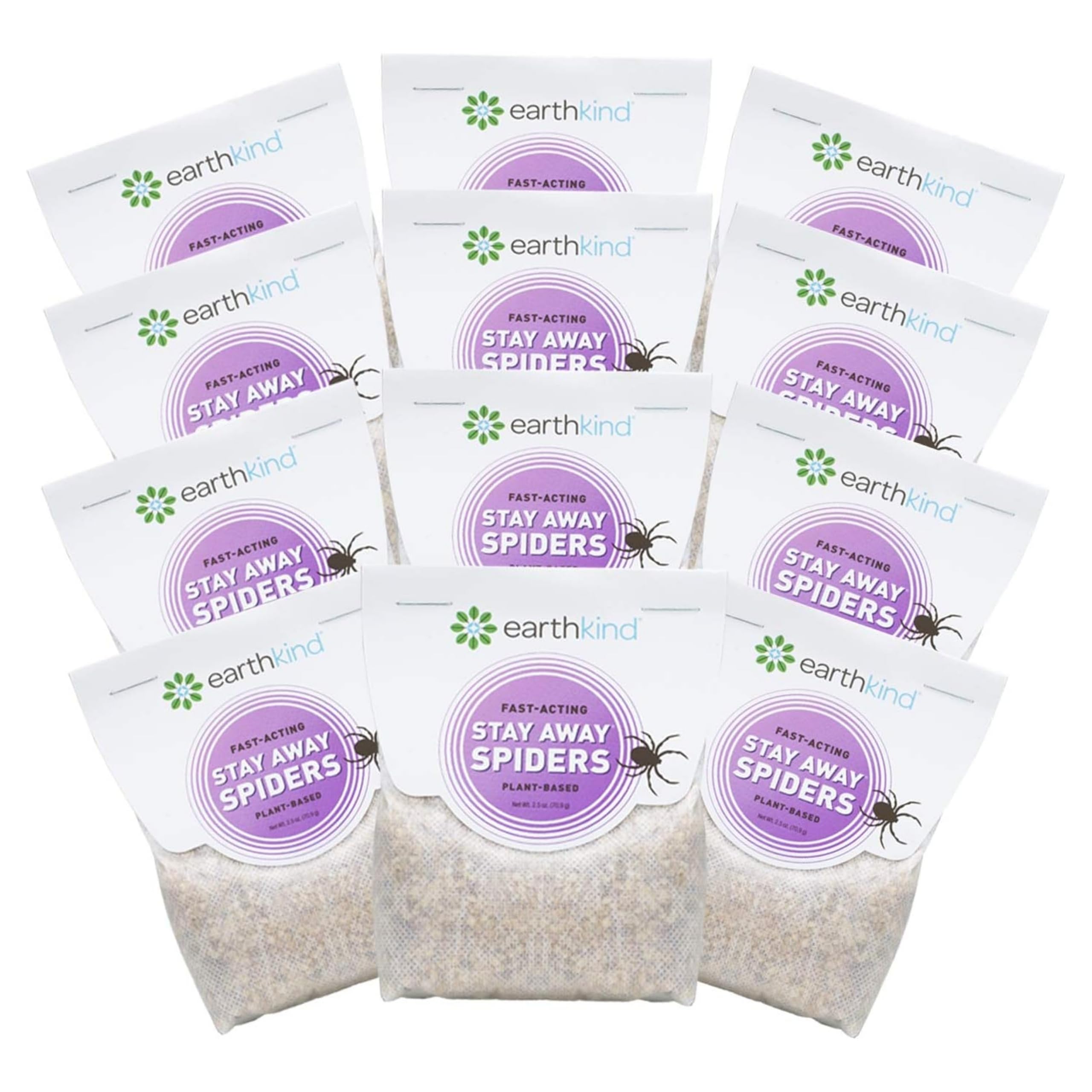 Stay Away Spiders Deterrent Pouches - Indoor Spider Deterrent for Attic, Crawl Space, Window Sill & More - with Plant-Based Ingredients & Essential Oils - 12-Pack