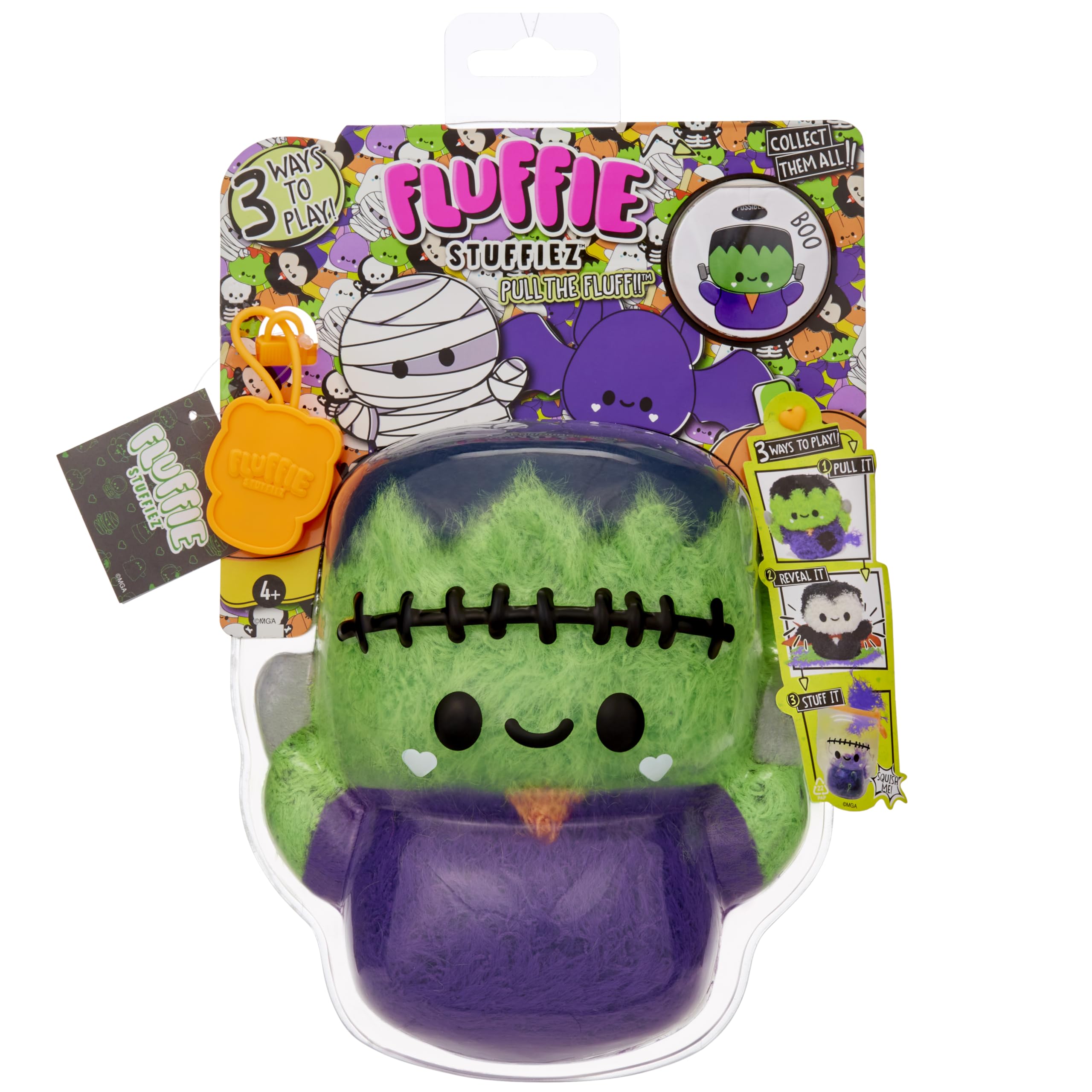 Amazon.com: Fluffie Stuffiez Halloween Frankenstein Small