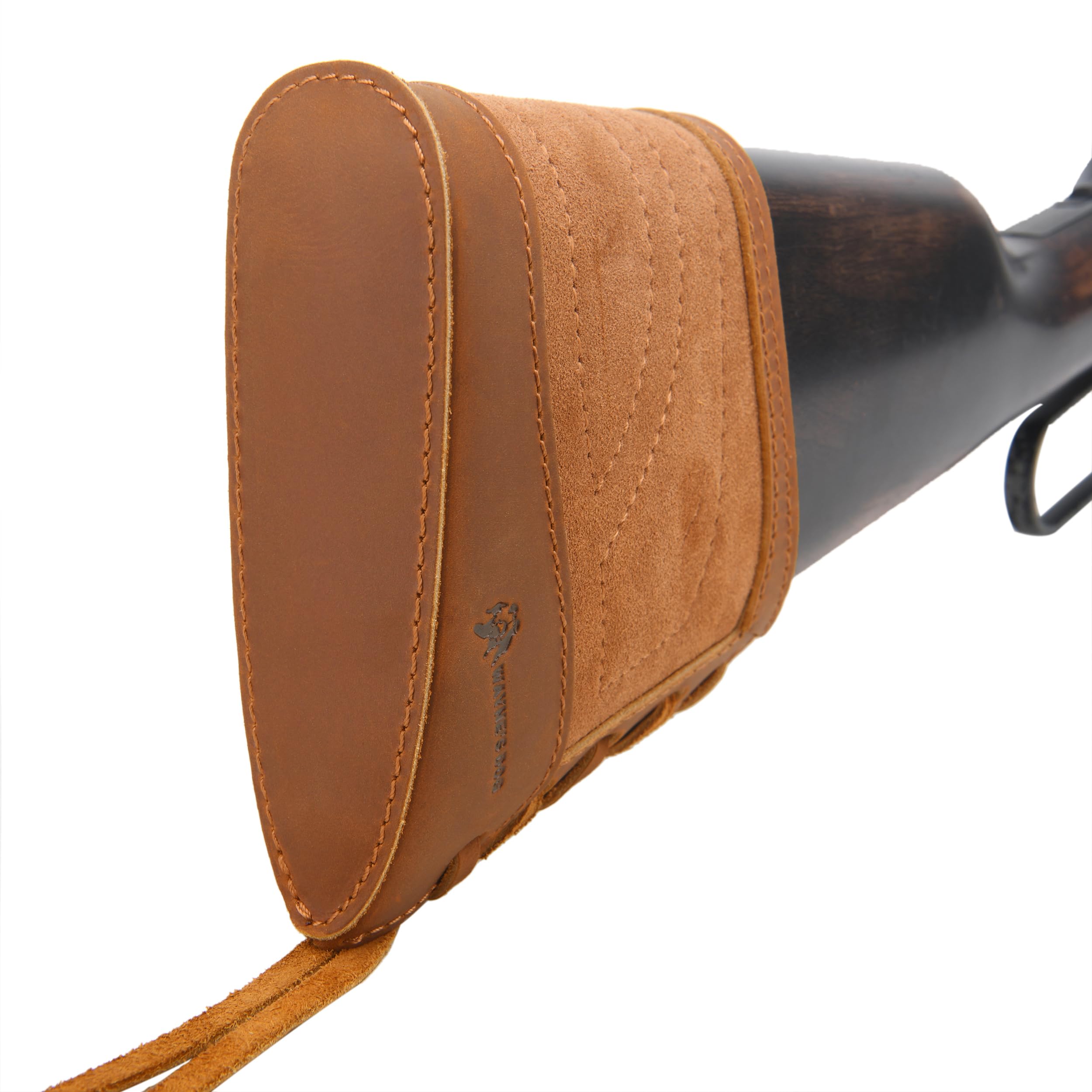 WAYNE'S DOG Leder Leinwand Slip-On Recoil Pad, rutschfeste Buttstock Erweiterung für Gewehre Schrotflinten