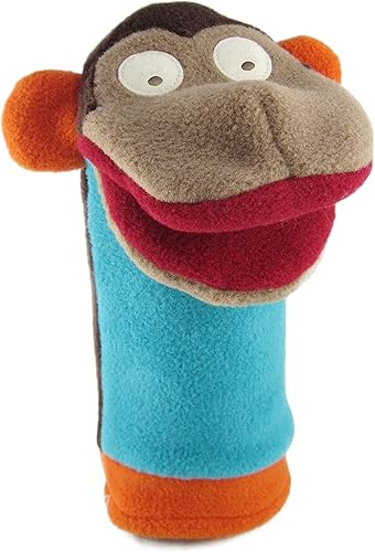 Cate & Levi - Marioneta de mano de forro polar, hecha a mano en Canadá, ideal para contar historias (mono)