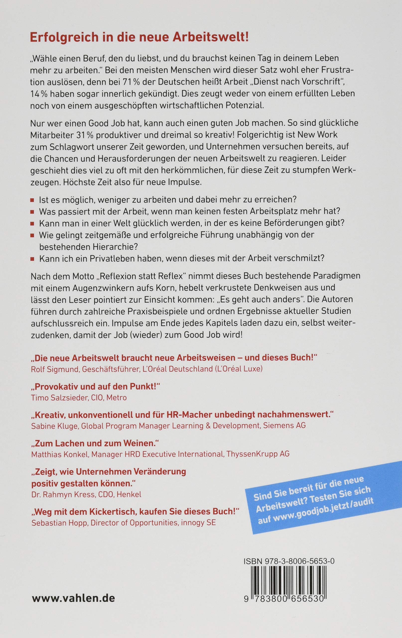 Good Job!: Neue Impulse für eine absurde Arbeitswelt