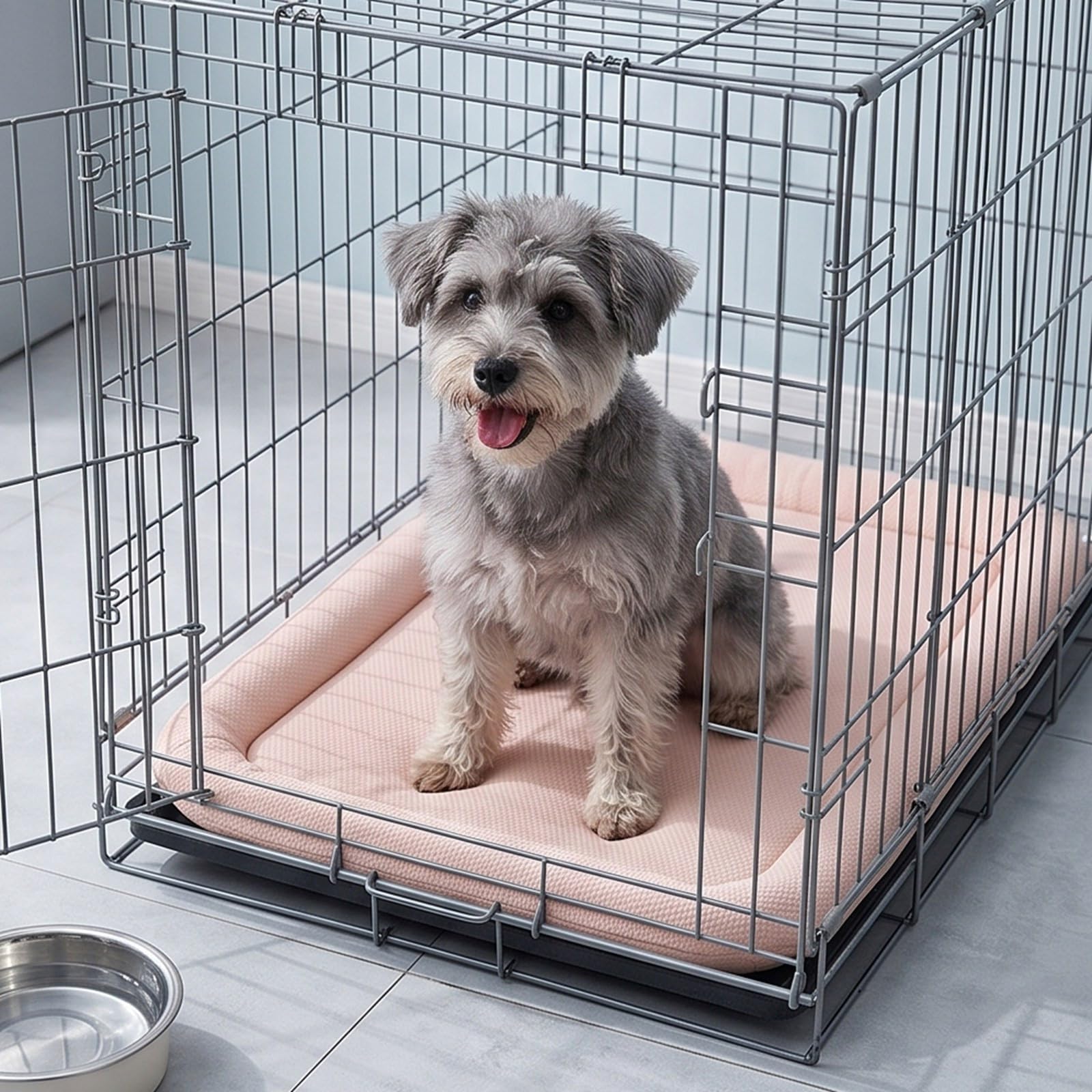Pfotenchill Tapis rafraîchissant innovant pour chien - Couverture rafraîchissante d'été - Auto-rafraîchissante et chat - Antidérapant - Portable - Lavable - À la maison, en déplacement ou dans la