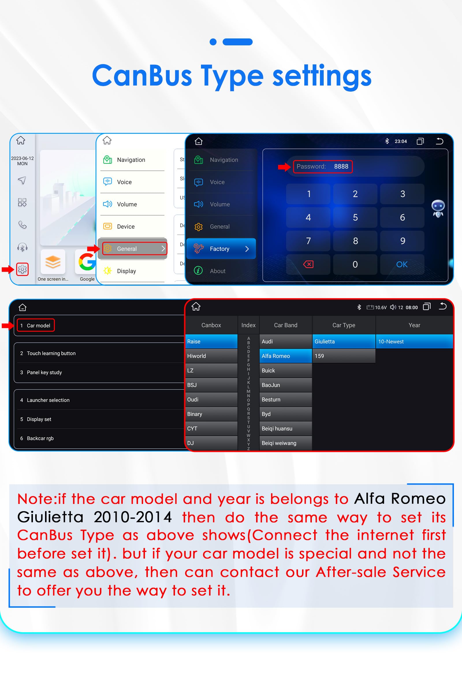Android 13 autoradio 9 pollici touch screen 8 core per Alfa Romeo Giulietta 2010-2014 WiFi Wireless Android Auto & Wireless Carplay Bluetooth WiFi 4G GPS RDS AM/FM (per 2010-2014)
