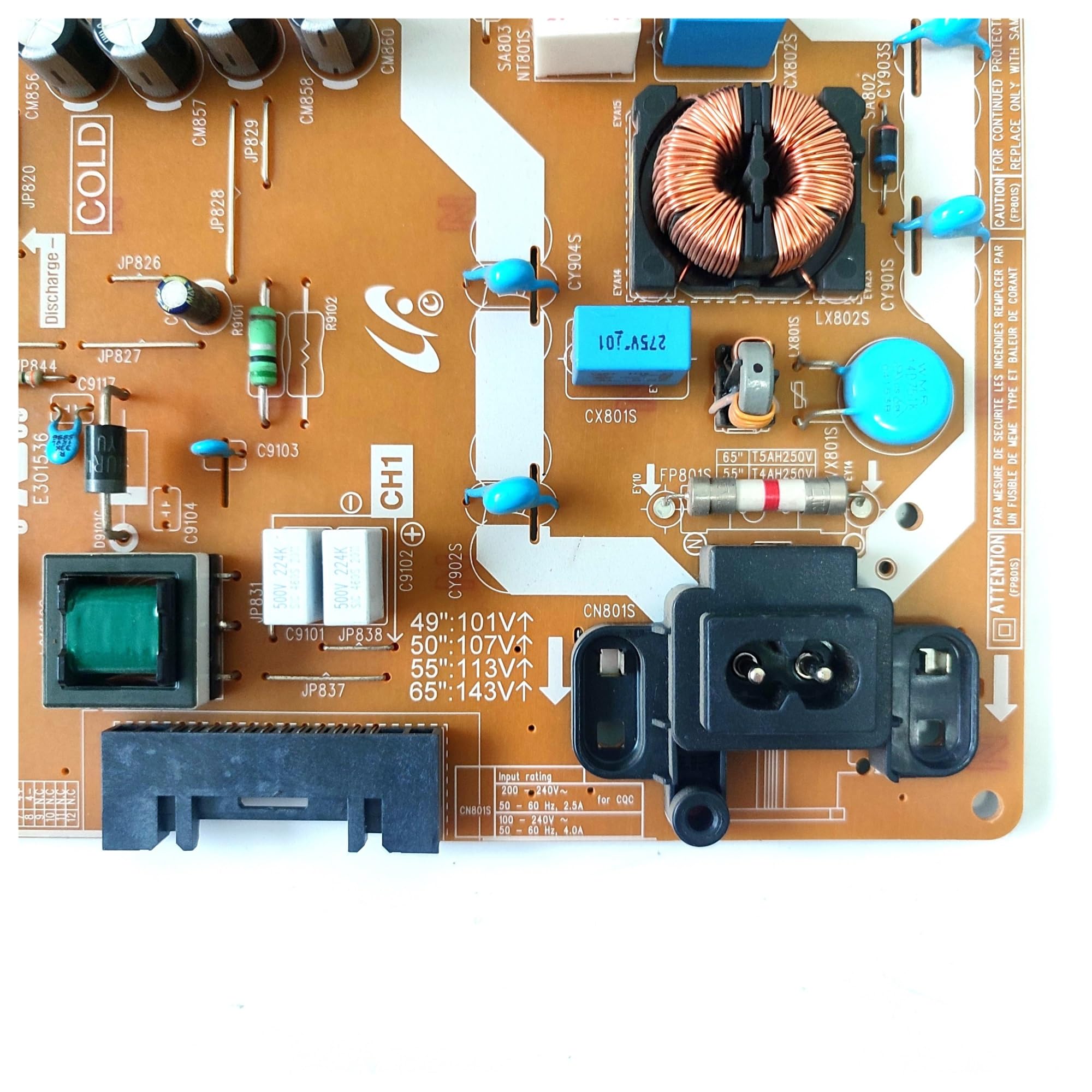 Zasilacz/płyta LED BN44-00932S L65E7N_RHS dla UN65RU7100FXZA UN65RU710DFXZA UN65RU7300FXZA UN65RU730DFXZA UN65TU8000FXZA TV
