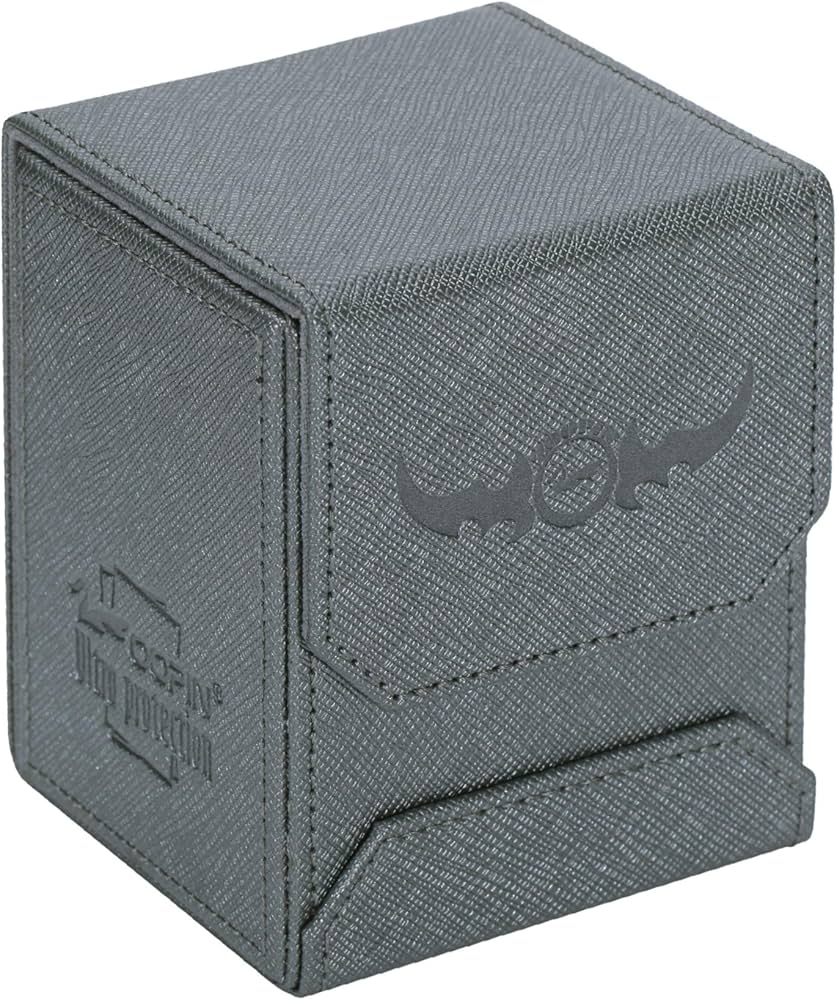 Amazon.com: Zoopin Leather Deck Box-Metallic Gray for Collectible