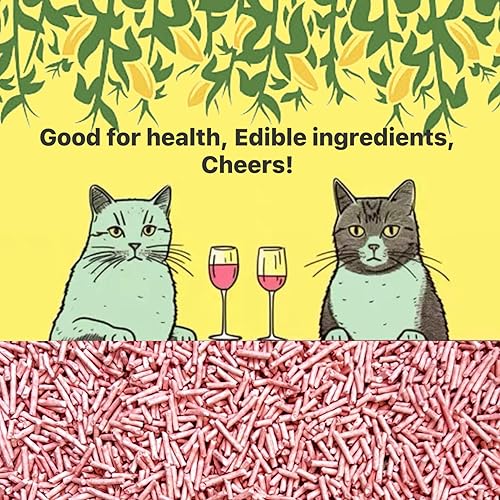 Miniatura 6 de Beans Royale Paquete de 2 piezas (6 pulgadas de largo x 2) arena de tofu para gatos, arena aglomerada, desechable, fibra de guisante, sin polvo,