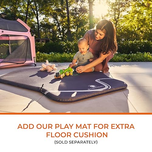 Miniatura 9 de POP 'N GO PLAYPEN - Corralito para bebés y niños pequeños para interiores y exteriores - Tienda de playa para bebés, plegable, portátil con toldo,