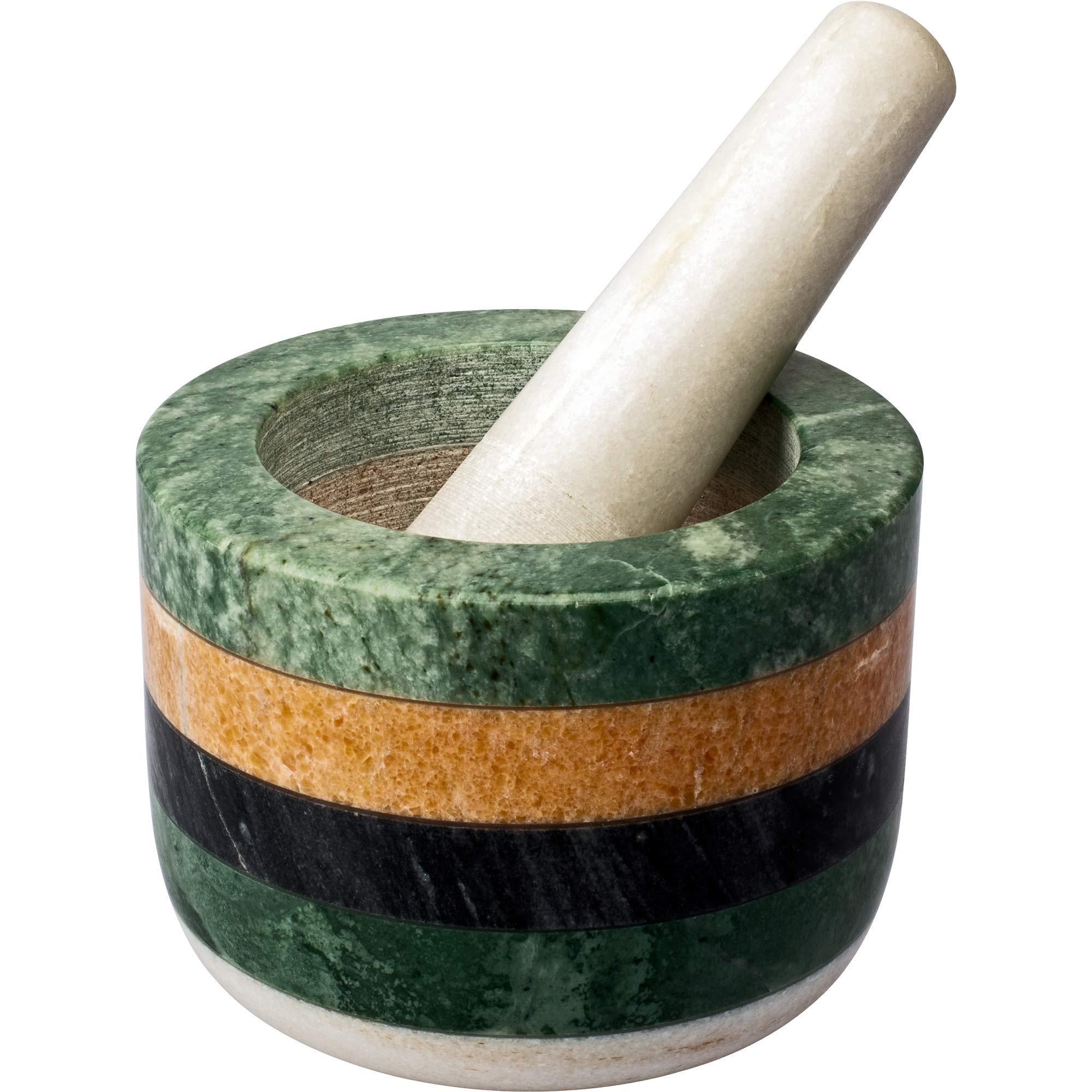 Browin 312014 Mortier de Cuisine Granit | Décoratif | en Pierre Naturelle | Cadeau pour les Amateurs de Cuisine