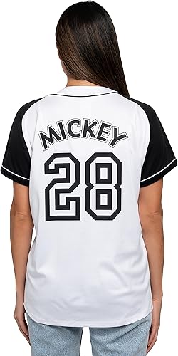 Miniatura 2 de Disney Mickey Mouse Stitch Jack Skellington - Camiseta de manga corta para mujer Blanco - Mickey