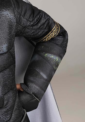 Miniatura 3 de Deluxe DC Comic Black Adam Costume for Boys, Black Superhero Jumpsuit with Cape for Cosplay Dress-Up & Halloween