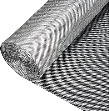 8 Mesh Stainless Steel Wire Mesh Panel, Thick Gauge Woven Screen for Cages, Barriers, Yard Protection and Everyday Utility Use