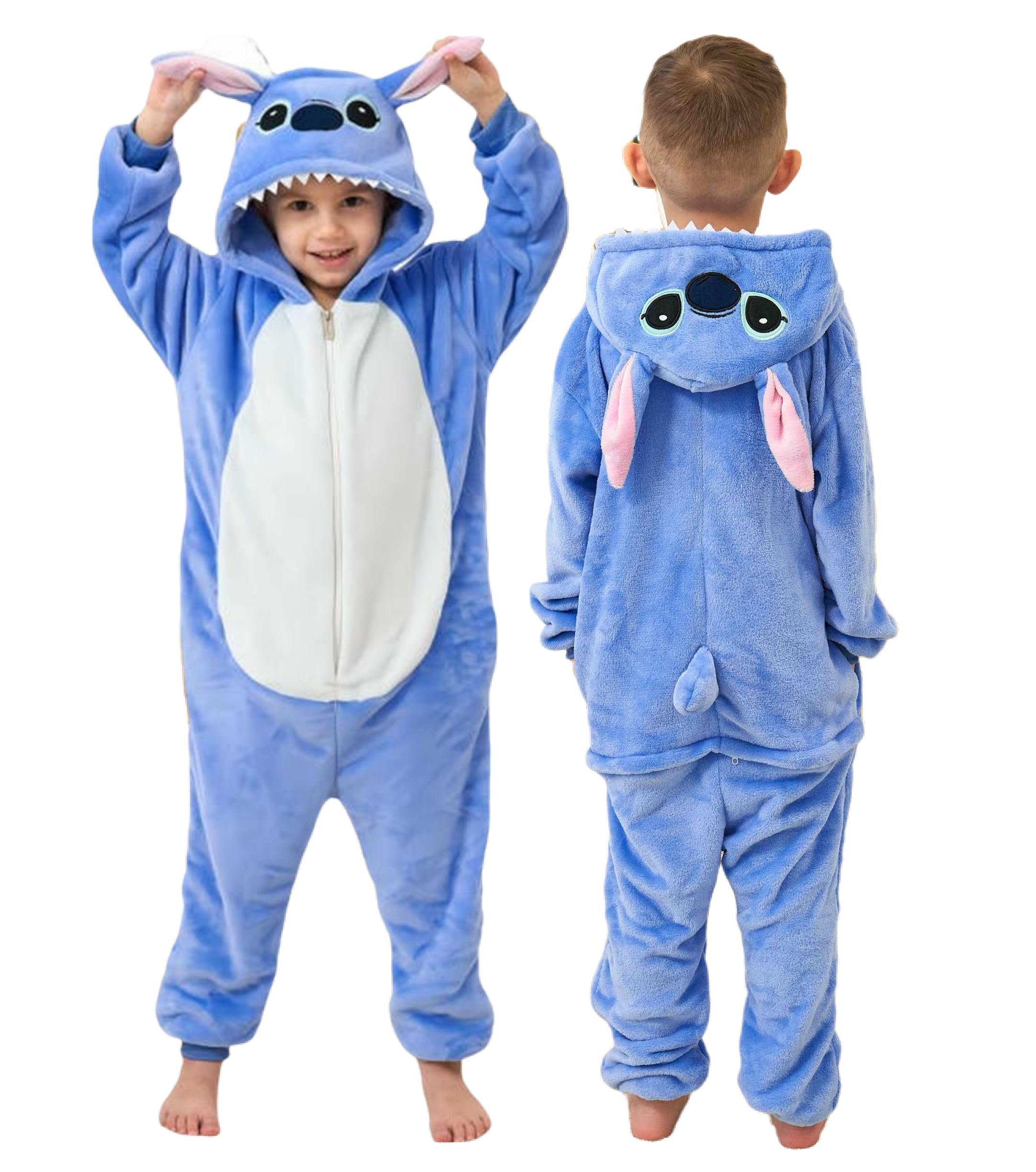 Unisex Children Animal Onesie Pajamas,Kids Flannel Halloween Cosplay Costume，Homewear，Sleepwear
